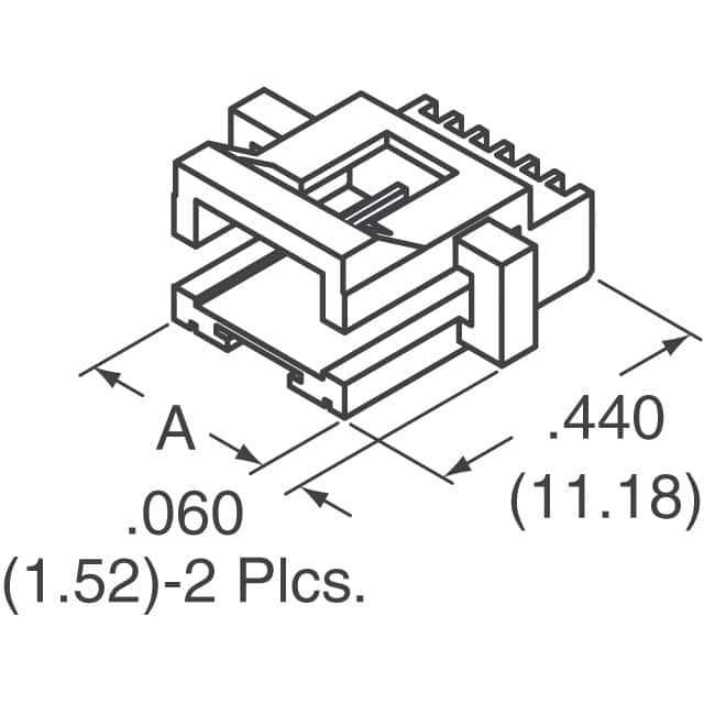5-104074-8 TE Connectivity AMP Connectors  Headers Male Pins